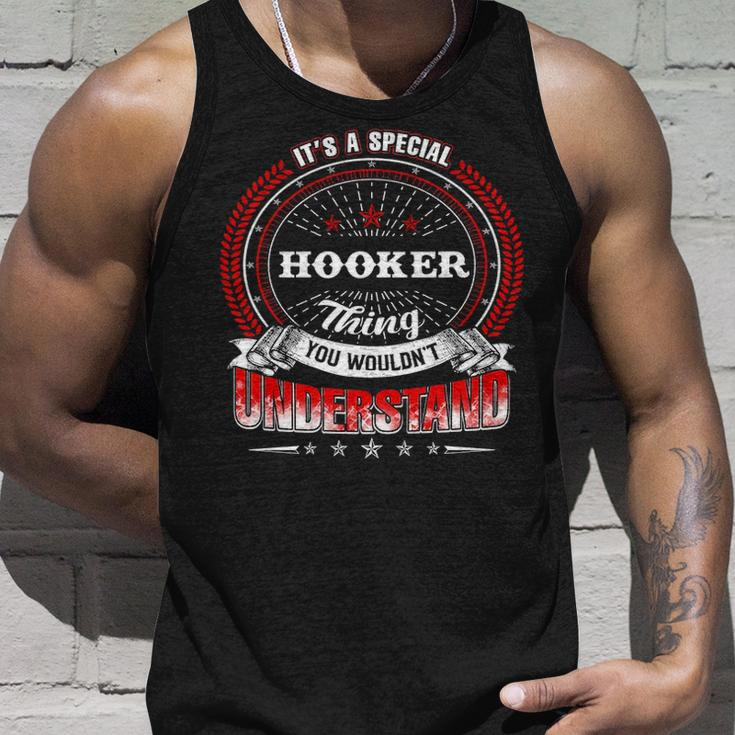 Hooker Family Crest Hooker Hooker Clothing HookerHooker T Gifts For The Hooker Unisex Tank Top Gifts for Him