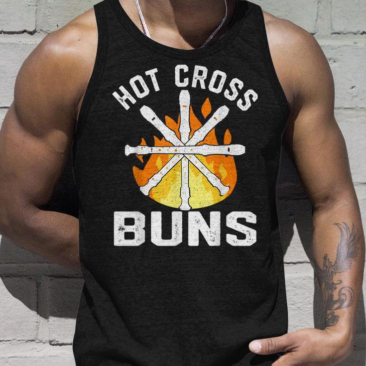 Hot Cross Buns Recorder Womens Pattern For Dad Vintage Unisex Tank Top Gifts for Him