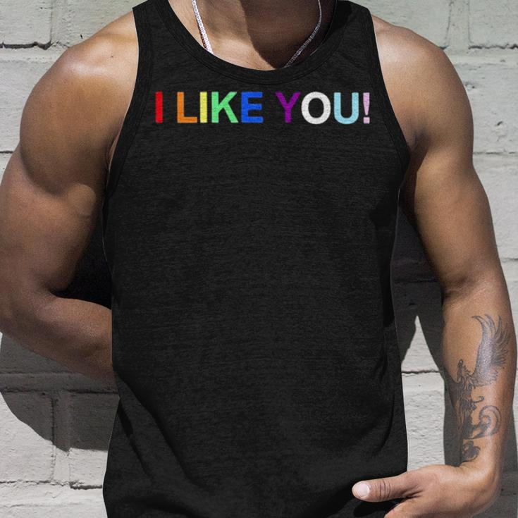 I Like YouUnisex Tank Top Gifts for Him