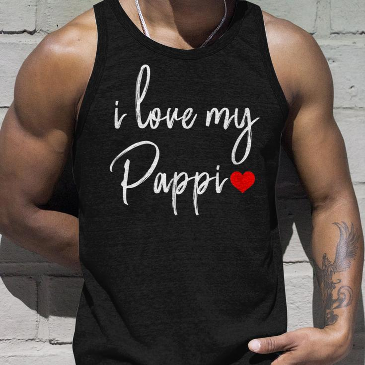 I Love You My Pappi Best Dad Daddy Day Unisex Tank Top Gifts for Him