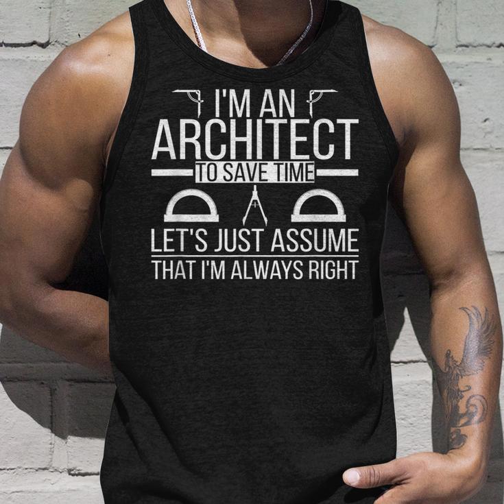 Ich Bin Ein Architekt Architekturarchitekten V3 Tank Top Geschenke für Ihn