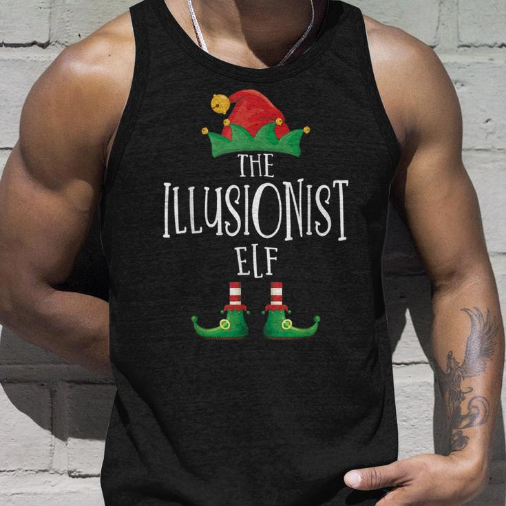 Illusionist Elf Familie Passender Pyjama Weihnachten Tank Top Geschenke für Ihn