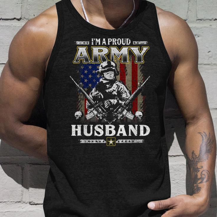 Im A Proud Army Husband Veteran Fathers Day 4Th Of July Unisex Tank Top Gifts for Him