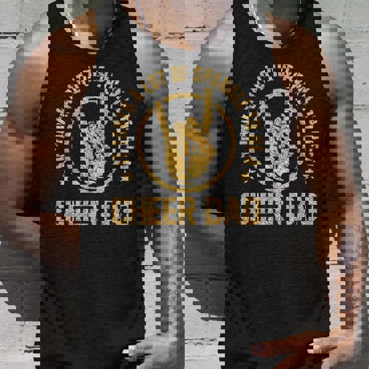 It Takes A Lot Of Sparkle To Be A Cheer DadUnisex Tank Top Gifts for Him