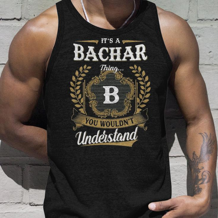 Its A Bachar Thing You Wouldnt Understand Shirt Bachar Family Crest Coat Of Arm Unisex Tank Top Gifts for Him
