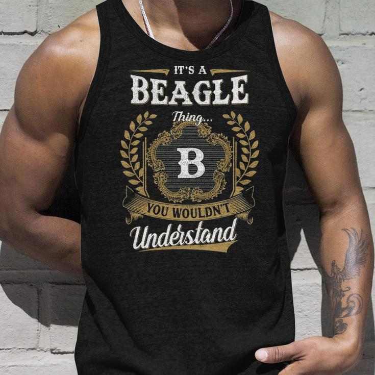 Its A Beagle Thing You Wouldnt Understand Shirt Beagle Family Crest Coat Of Arm Unisex Tank Top Gifts for Him