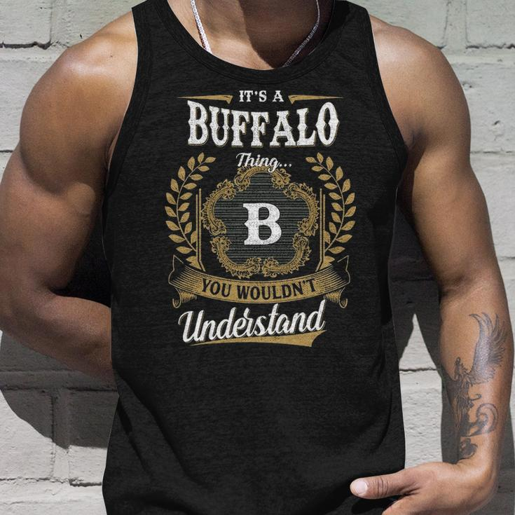 Its A Buffalo Thing You Wouldnt Understand Shirt Buffalo Family Crest Coat Of Arm Unisex Tank Top Gifts for Him