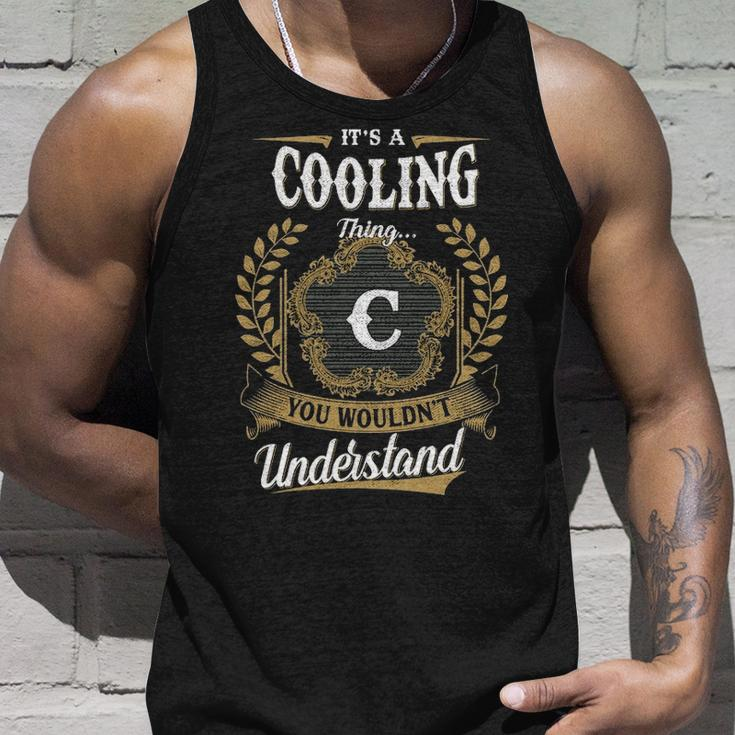 Its A Cooling Thing You Wouldnt Understand Shirt Cooling Family Crest Coat Of Arm Unisex Tank Top Gifts for Him