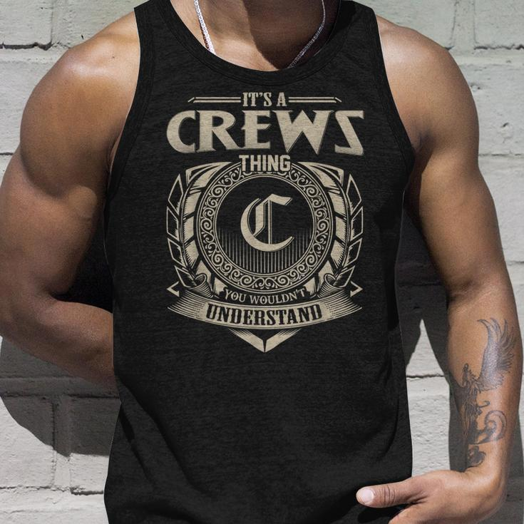 Its A Crews Thing You Wouldnt Understand Name Vintage Unisex Tank Top Gifts for Him