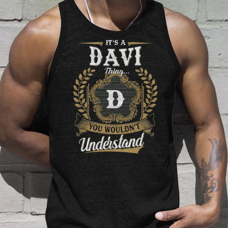 Its A Davi Thing You Wouldnt Understand Shirt Davi Family Crest Coat Of Arm Unisex Tank Top Gifts for Him