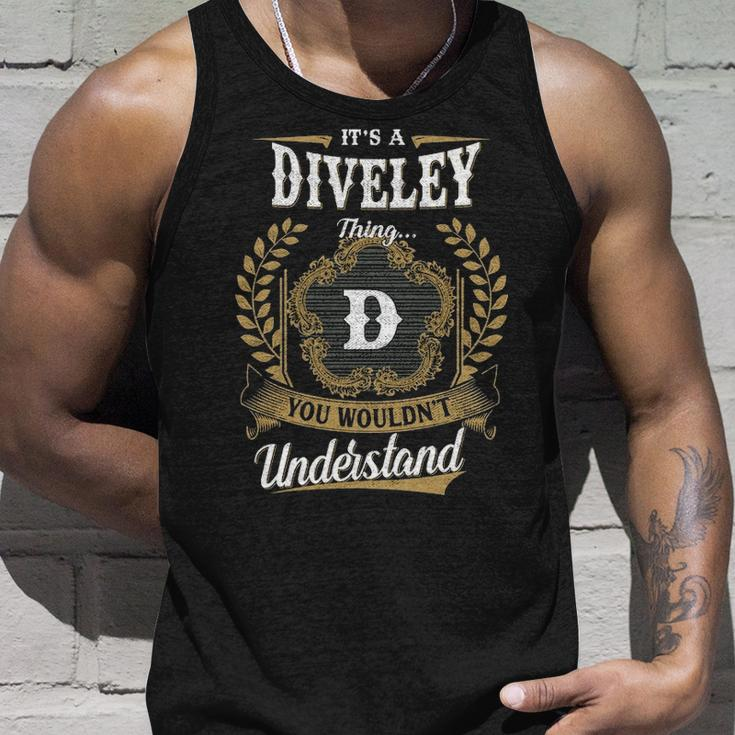 Its A Diveley Thing You Wouldnt Understand Shirt Diveley Family Crest Coat Of Arm Unisex Tank Top Gifts for Him