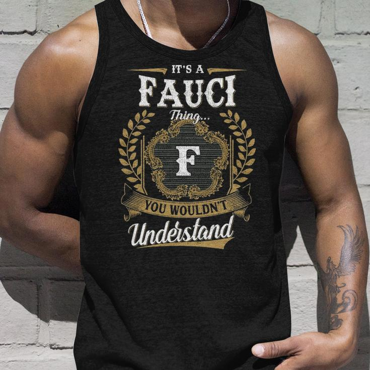Its A Fauci Thing You Wouldnt Understand Shirt Fauci Family Crest Coat Of Arm Unisex Tank Top Gifts for Him