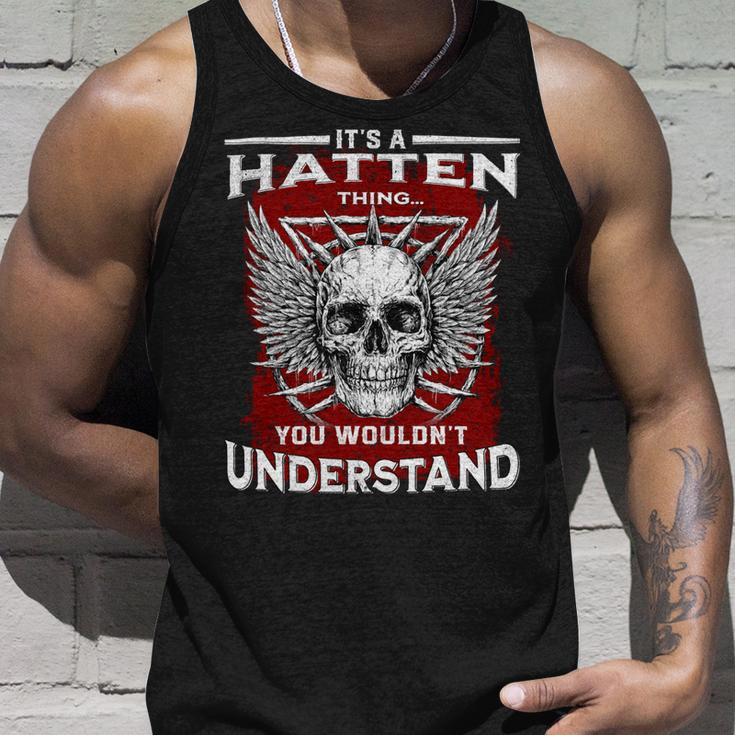 Its A Hatten Thing You Wouldnt Understand Hatten Last Name Unisex Tank Top Gifts for Him