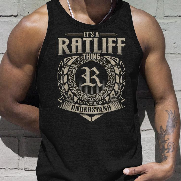 Its A Ratliff Thing You Wouldnt Understand Name Vintage Unisex Tank Top Gifts for Him