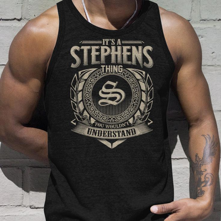 Its A Stephens Thing You Wouldnt Understand Name Vintage Unisex Tank Top Gifts for Him