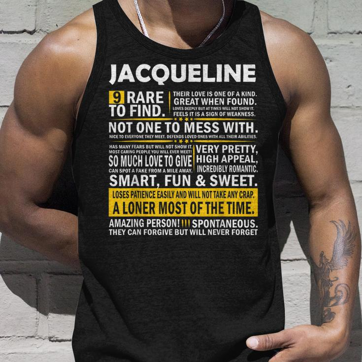 Jacqueline 9 Rare To Find Completely Unexplainable Unisex Tank Top Gifts for Him