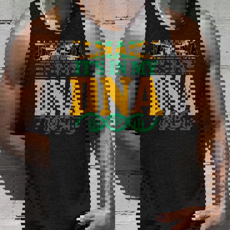 Jamaica Its In My Dna Jamaican Flag Pride Unisex Tank Top Gifts for Him