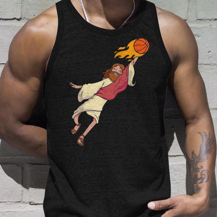 Jesus Spielt Basketball Tank Top Geschenke für Ihn