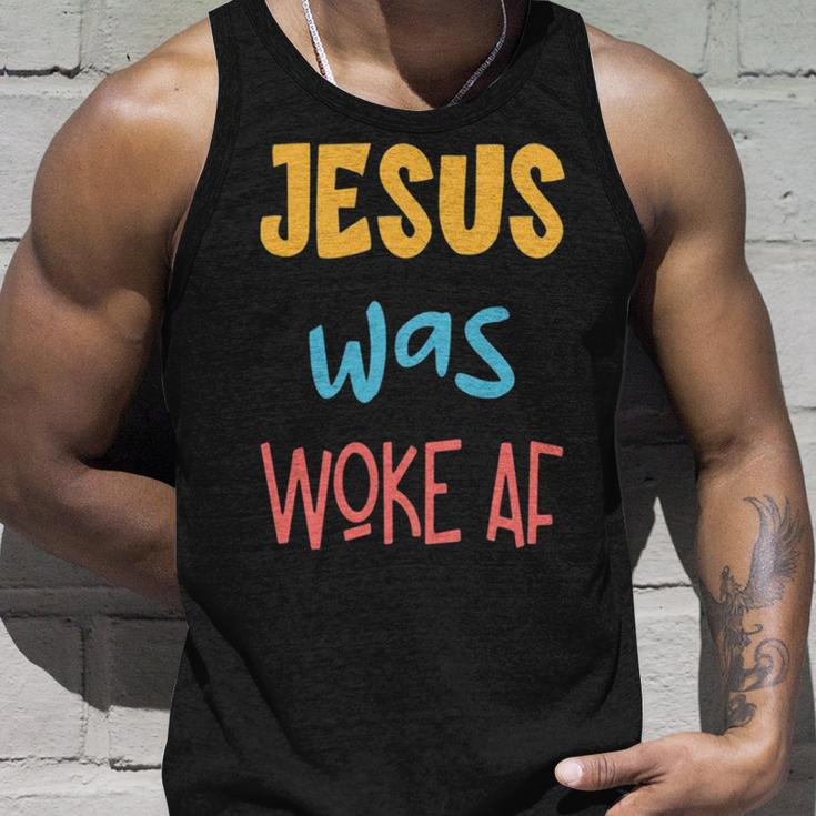 Jesus Was Woke Af Jesus Was Og Woke Sorry Christian Unisex Tank Top Gifts for Him