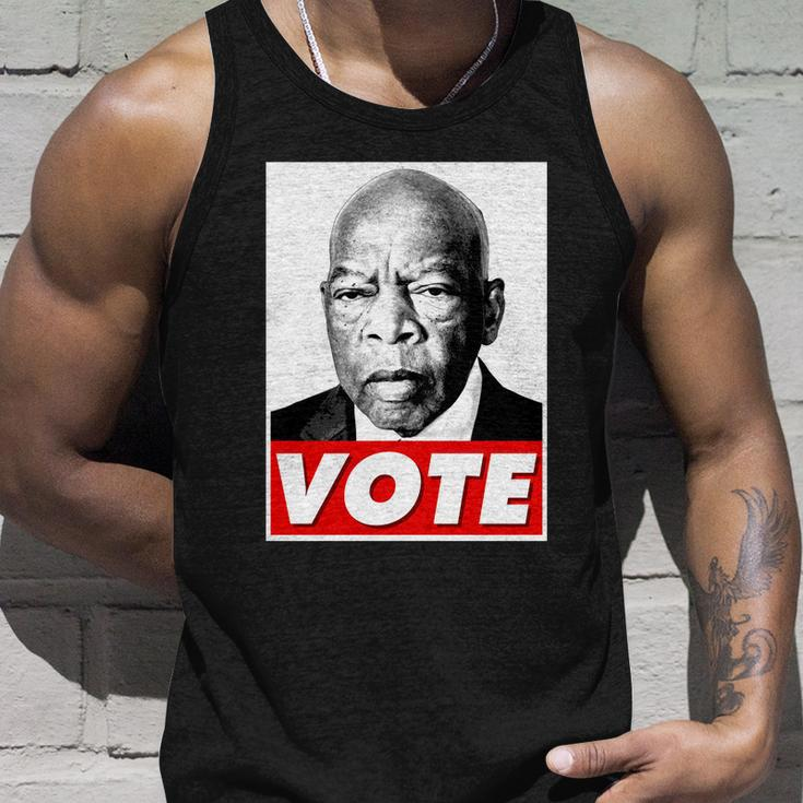 John Lewis Tribute Vote Poster Unisex Tank Top Gifts for Him
