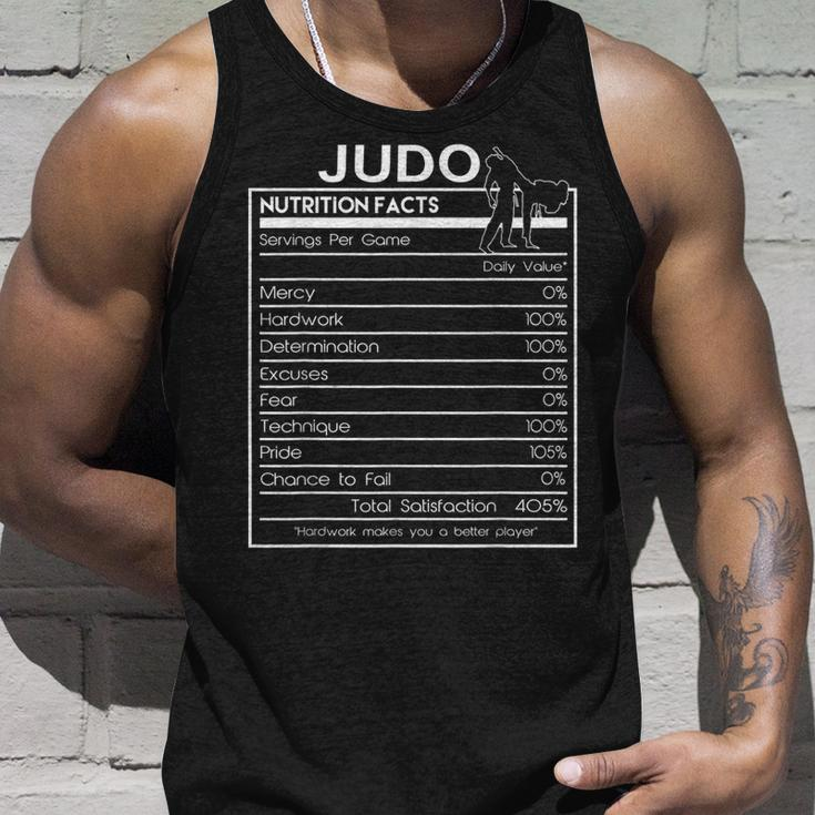 Judo Nutrition Facts Sarkastisches Judo Girl Tank Top Geschenke für Ihn