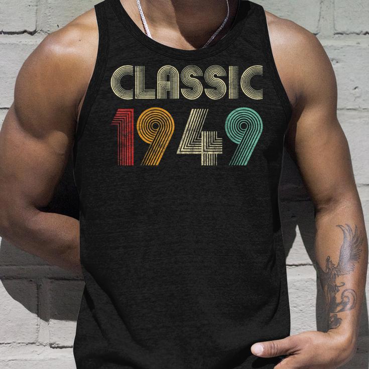 Klassisch 1949 Vintage 74 Geburtstag Geschenk Classic Tank Top Geschenke für Ihn