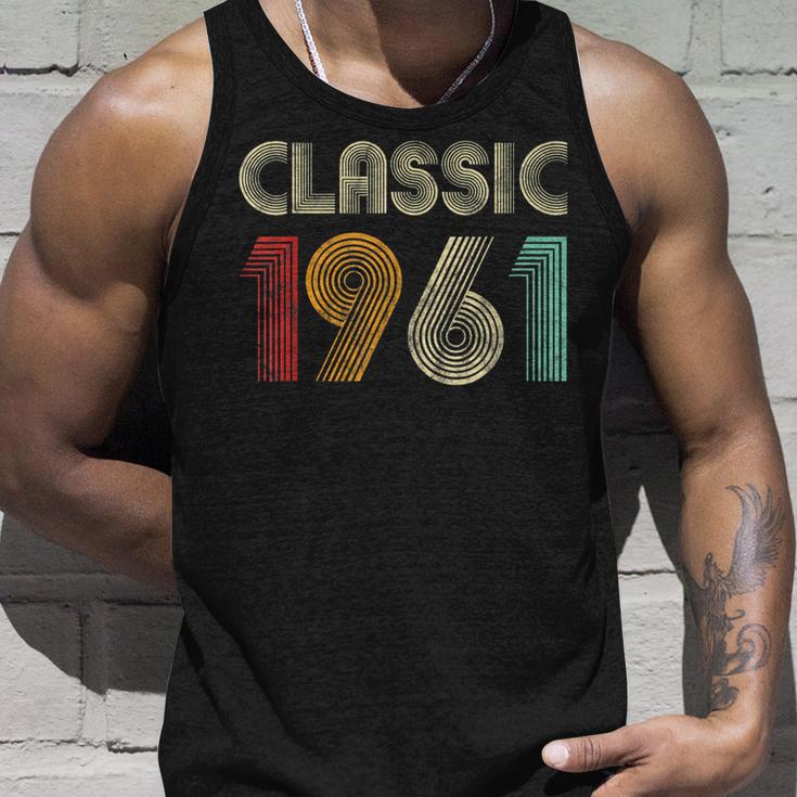 Klassisch 1961 Vintage 62 Geburtstag Geschenk Classic Tank Top Geschenke für Ihn