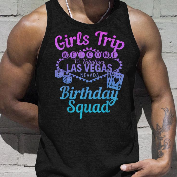 Las Vegas Birthday Party Girls Trip Vegas Birthday Squad Unisex Tank Top Gifts for Him