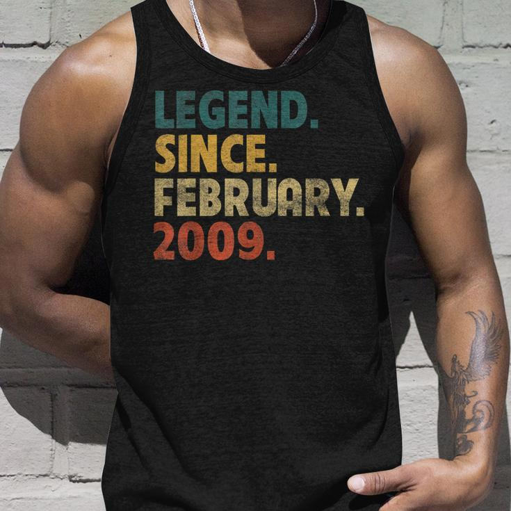 Legend Since February 2009 14Th Birthday 14 Year Old Gift Unisex Tank Top Gifts for Him