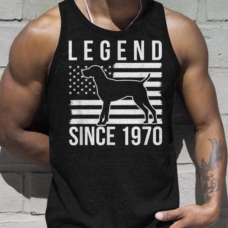 Legende Seit 1970 Deutscher Kurzhaarzeiger Jagdhund Tank Top Geschenke für Ihn