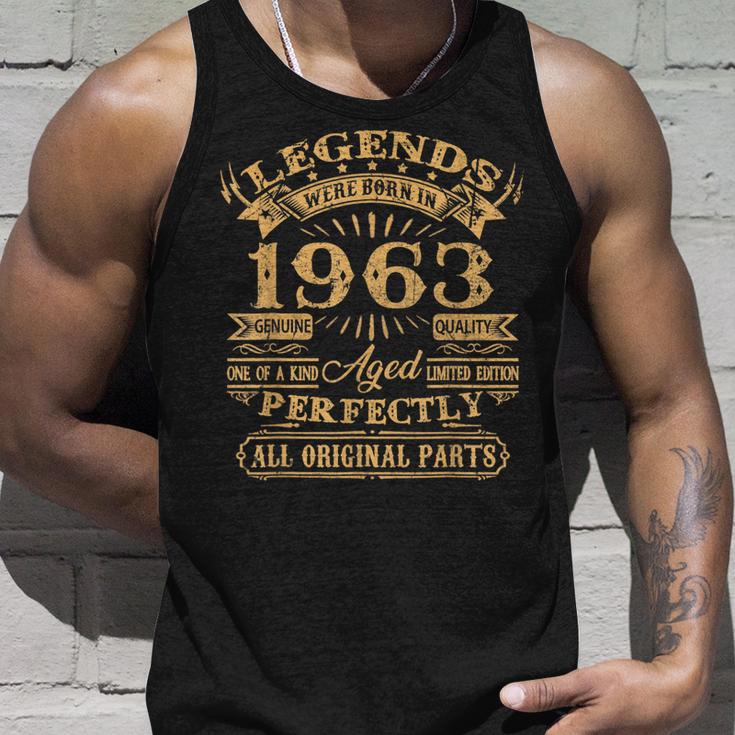 Legenden 1963 Geburtstag Unisex TankTop, 60. Jubiläum Mann Geschenke für Ihn