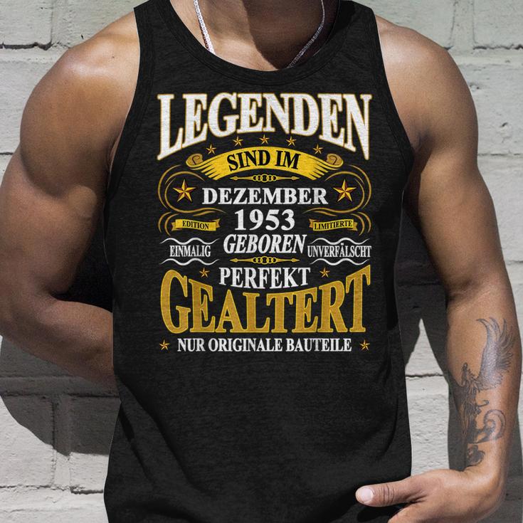 Legenden Dezember 1953 Geburtstag Unisex TankTop, Lustiges 70. Jubiläums Tee Geschenke für Ihn