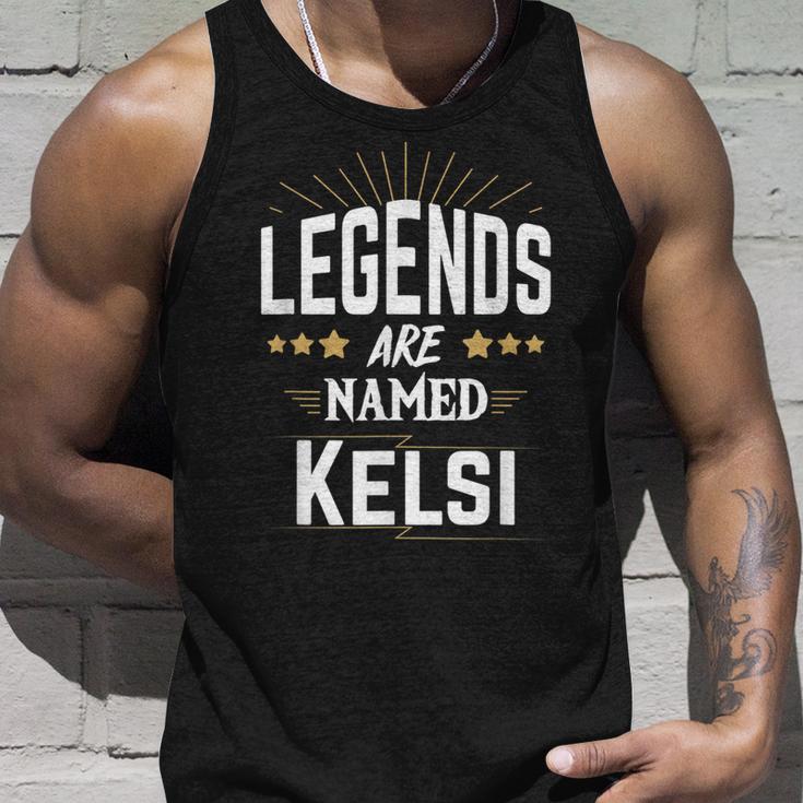 Legenden Heißen Kelsi Unisex TankTop mit Sternenmotiv, Personalisierte Mode Geschenke für Ihn