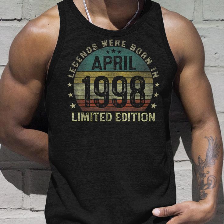 Legenden Wurden Im April 1998 Geschenk 25 Geburtstag Mann V9 Tank Top Geschenke für Ihn