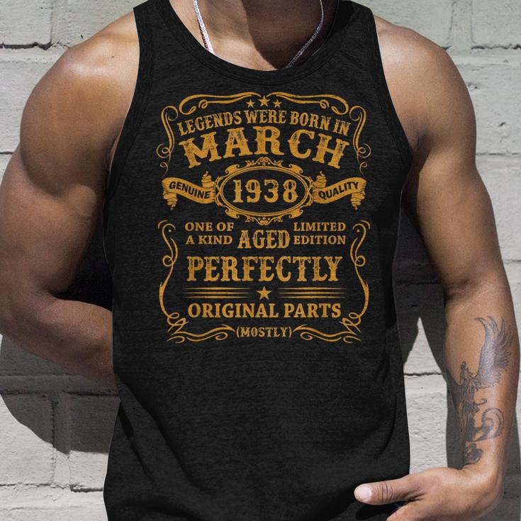 Legenden Wurden Im März 1938 Geschenk 85 Geburtstag Mann V2 Tank Top Geschenke für Ihn