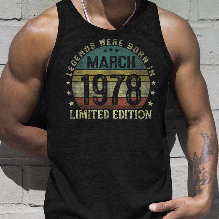 Legenden Wurden Im März 1978 Geschenk 45 Geburtstag Mann V3 Tank Top Geschenke für Ihn