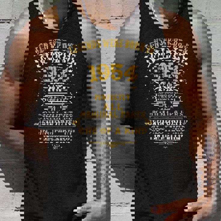 Legends Were Born In November 1954 68 Geburtstag Geschenke Tank Top Geschenke für Ihn