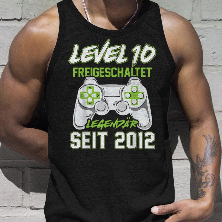 Level 10 Jahre Geburtstags Junge Gamer 2012 Geburtstag Tank Top Geschenke für Ihn