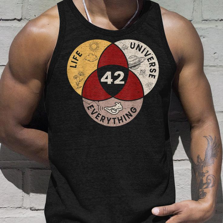 Life The Universe And Everything 42 Answer To Life Unisex Tank Top Gifts for Him