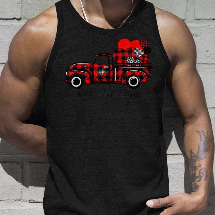 Loads Of Love Truck Love Valentines Day Matching Couple Unisex Tank Top Gifts for Him