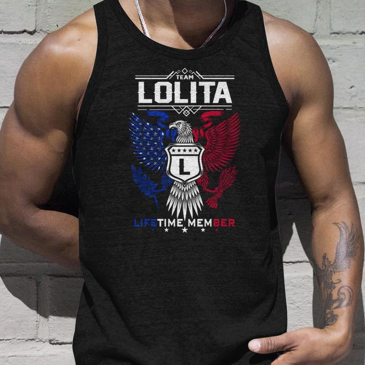 Lolita Name - Lolita Eagle Lifetime Member Unisex Tank Top Gifts for Him