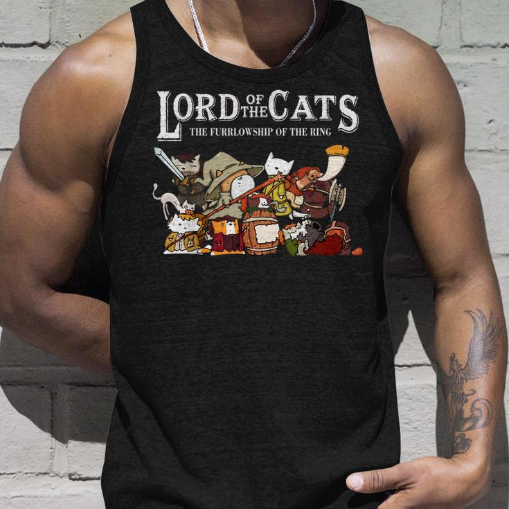 Lord Of The Cats The Furrlowship Of The Ring Funny Cats Unisex Tank Top Gifts for Him