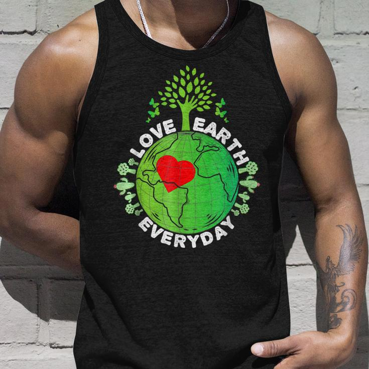 Love Earth Everyday Protect Our Planet Environment Earth Unisex Tank Top Gifts for Him