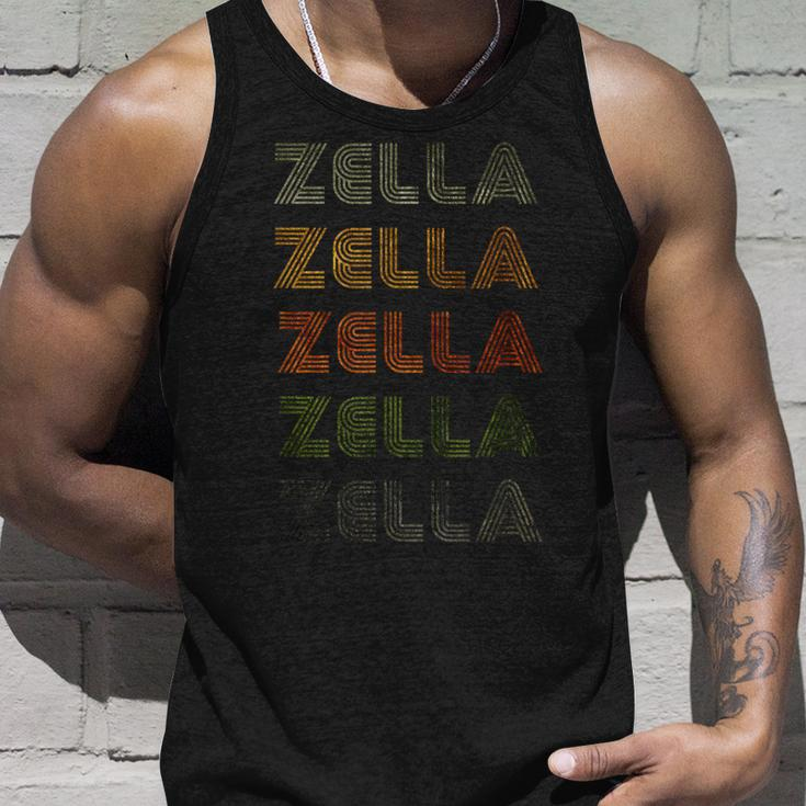 Love Heart Zella GrungeVintage Style Black Zella Unisex Tank Top Gifts for Him