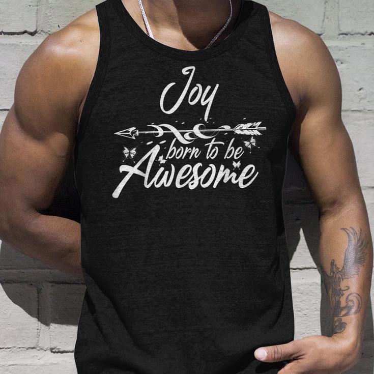 Lustiges Joy Name Unisex TankTop für Frauen, Personalisierte Geburtstagsidee Geschenke für Ihn