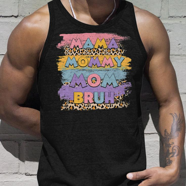 Mama Mommy Mom Bruh Leopard Boho Happy Mother Day Family Unisex Tank Top Gifts for Him