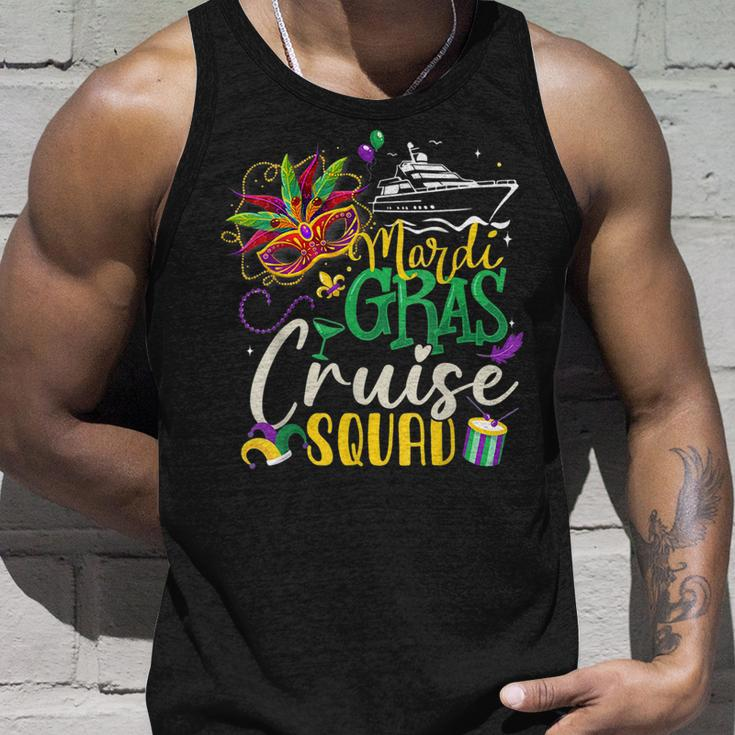Mardi Gras Cruise Squad 2023 Matching Group Family Vacation V7 Unisex Tank Top Gifts for Him