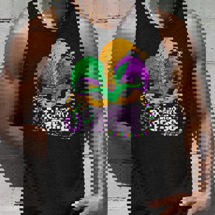 Mardi GrasMardi Gras 2023 Beads Mask Feathers V2 Unisex Tank Top Gifts for Him
