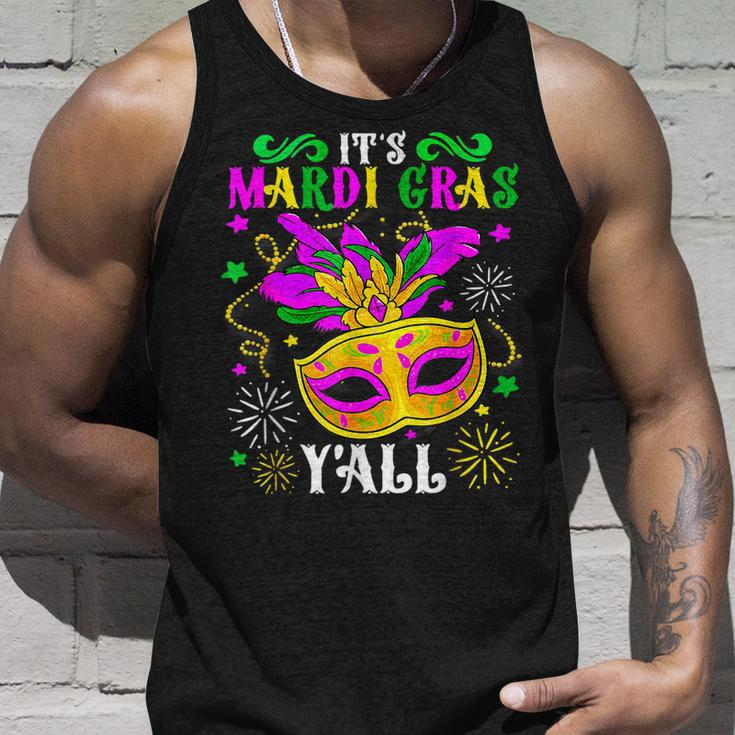 Mardi Gras Yall Funny Vinatage New Orleans Party 2023 Unisex Tank Top Gifts for Him