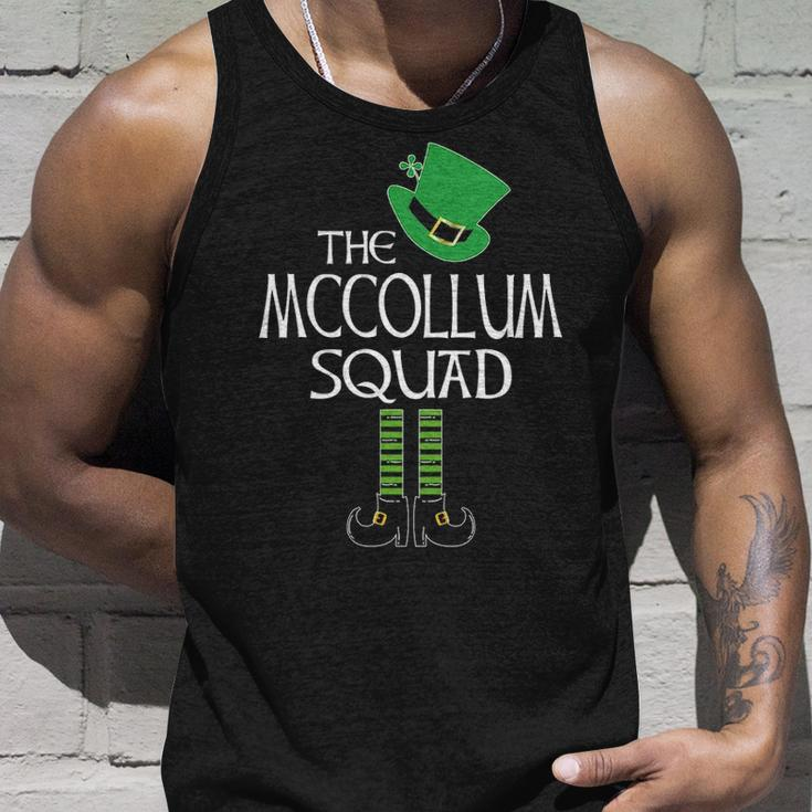 Mccollum Name Gift The Mccollum Squad Leprechaun V2 Unisex Tank Top Gifts for Him